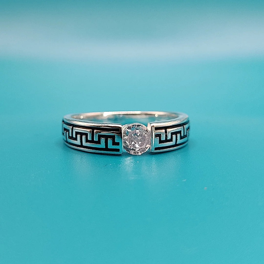 Turkish 925 Silver Ring Band