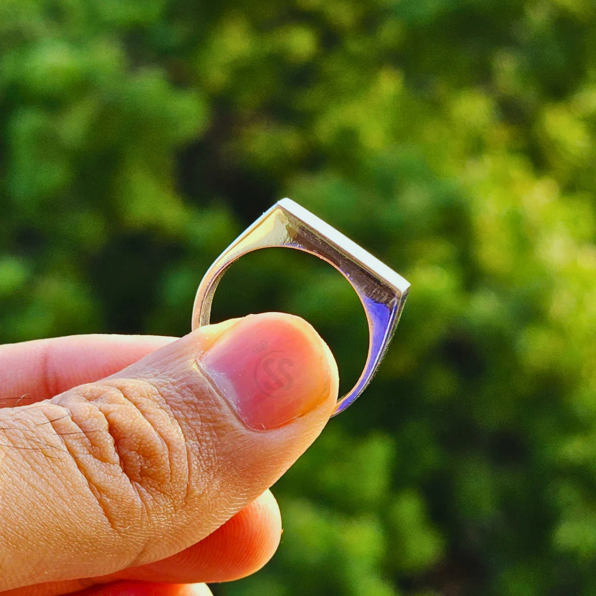 Silver Simple Ring Band