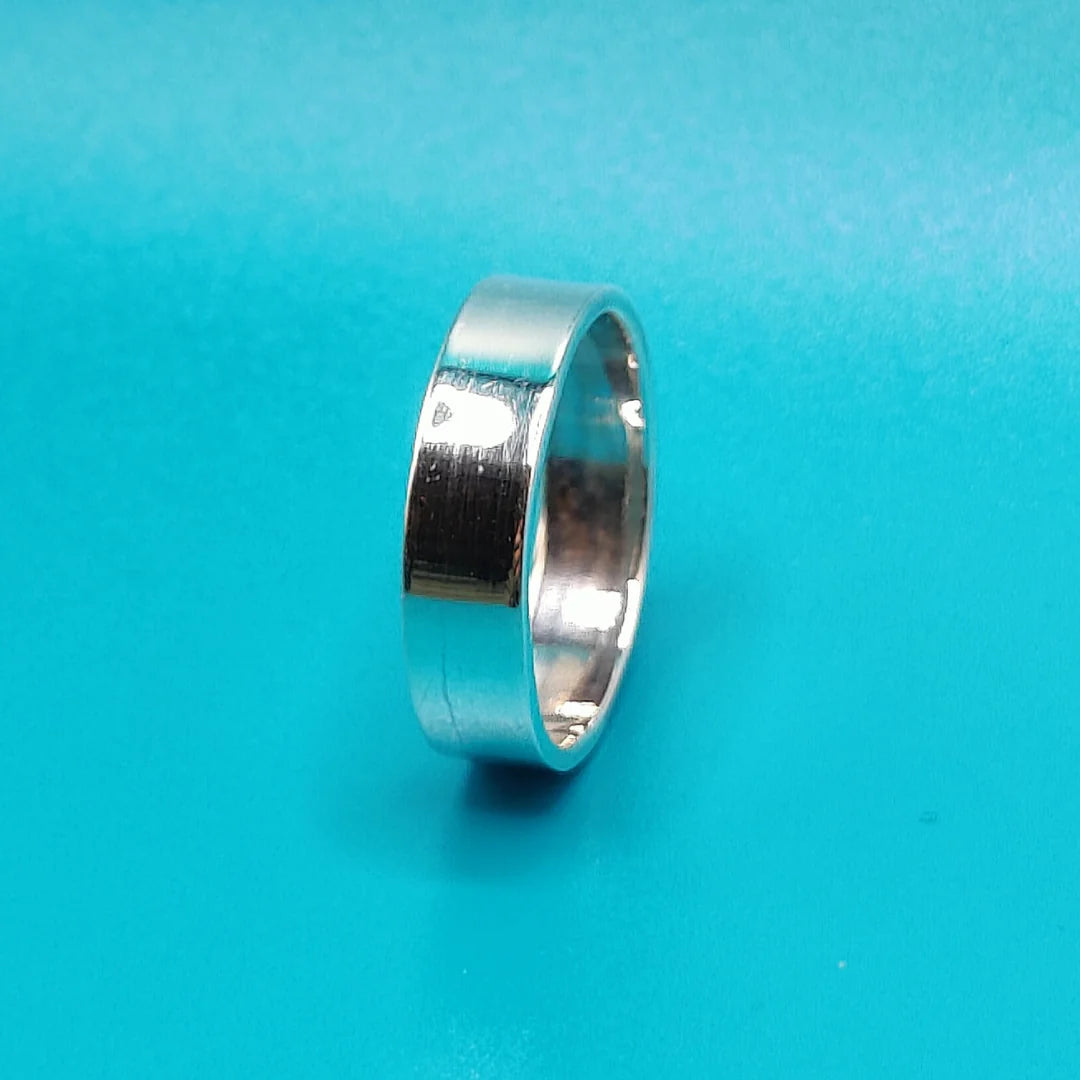 Italian 925 Silver Ring Band