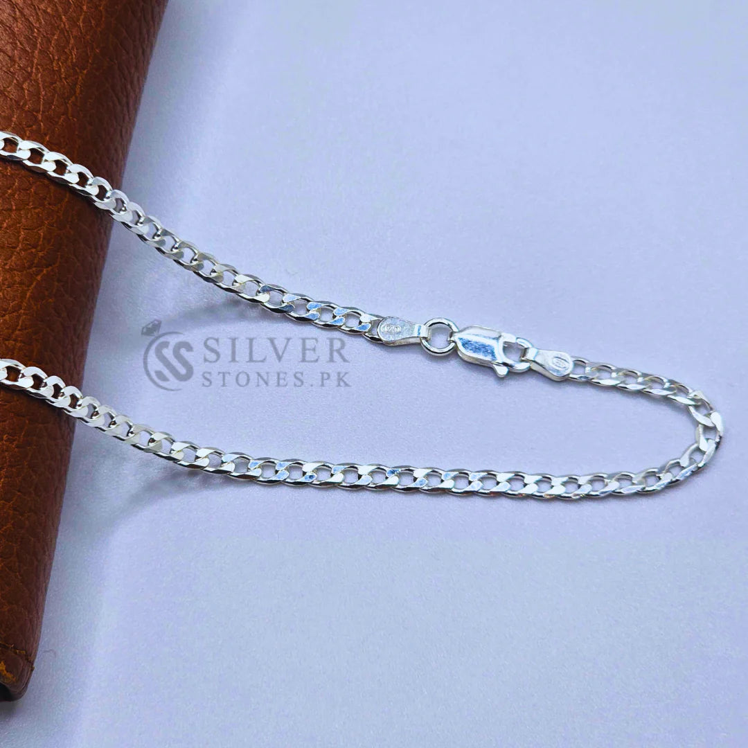 2mm 925 Italian Cuban Chain - 22 Inches Length