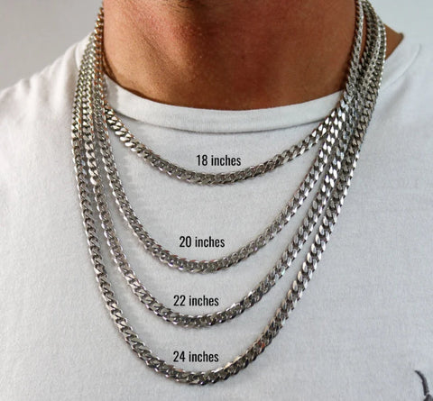 5 mm Silver (Chandi) Cuban Chain for Men’s!